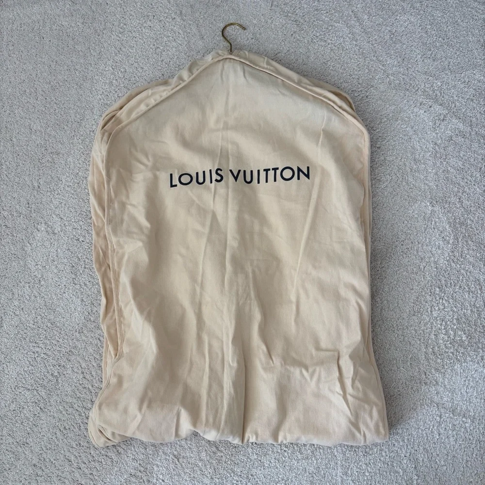 Louis Vuitton Beige Garment Bag & Logo Hanger